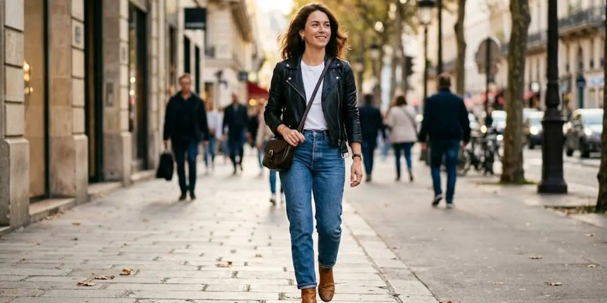 How to Style a Leather Jacket for Women: 7 Easy Outfit Ideas