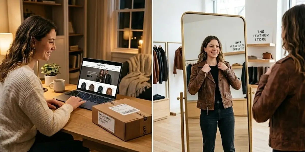 Don’t Buy a Leather Jacket Until You Read This: Online vs. In-Store