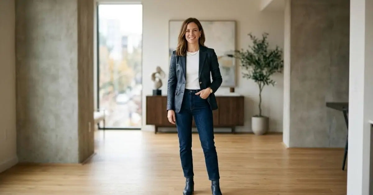 The Modern Single-Button Blazer: The Case for Simple Leather