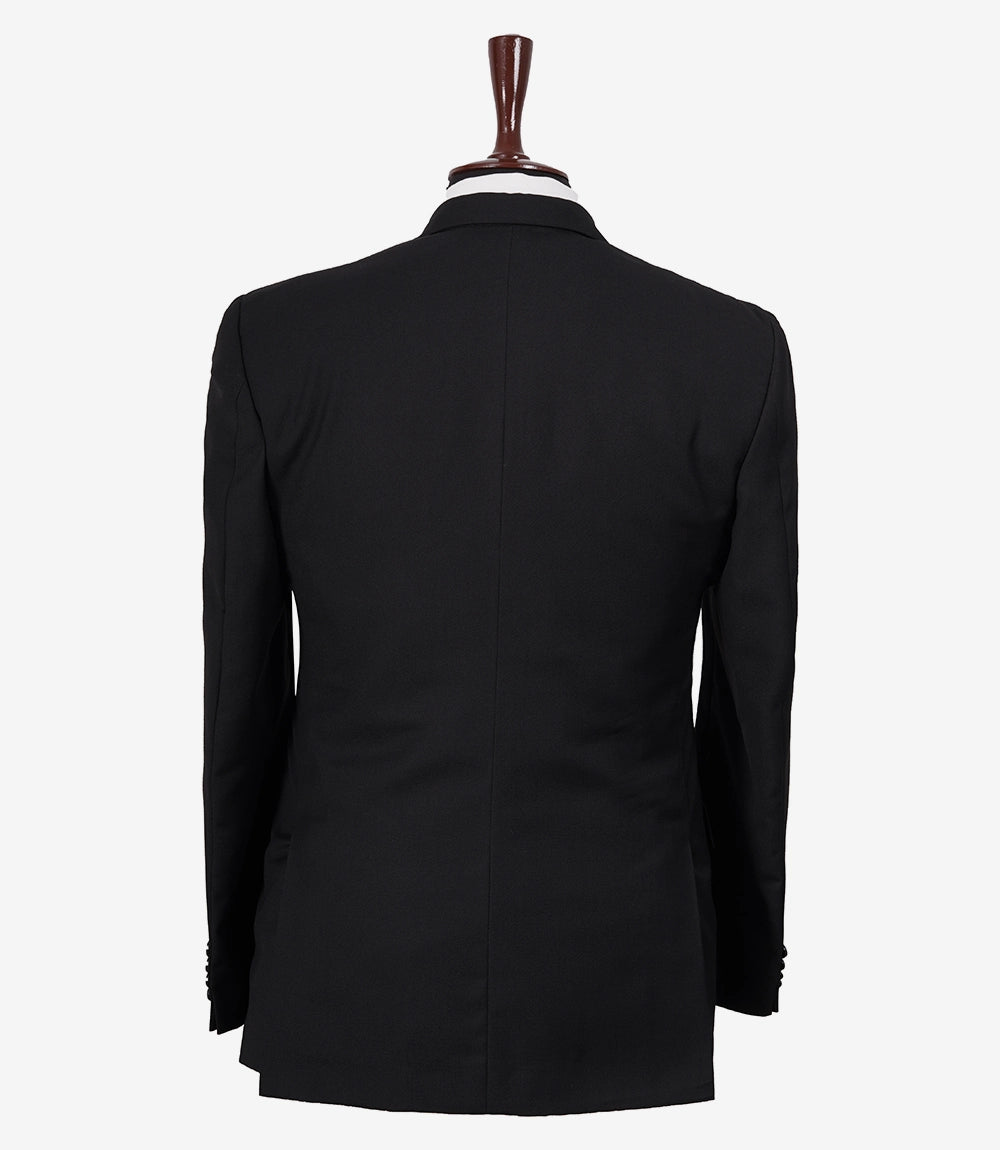 Men's Slim Fit Peak Lapel Black 3-Piece Tuxedo