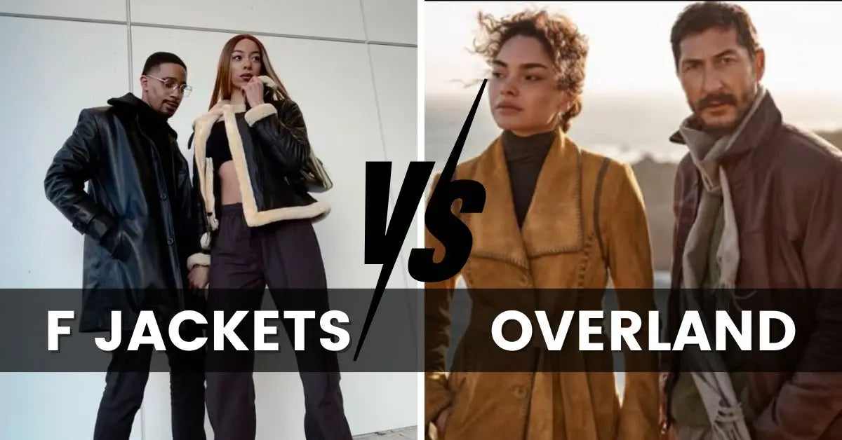 FJackets vs. Overland: Luxury Shearling vs. Affordable Real Leather Jackets